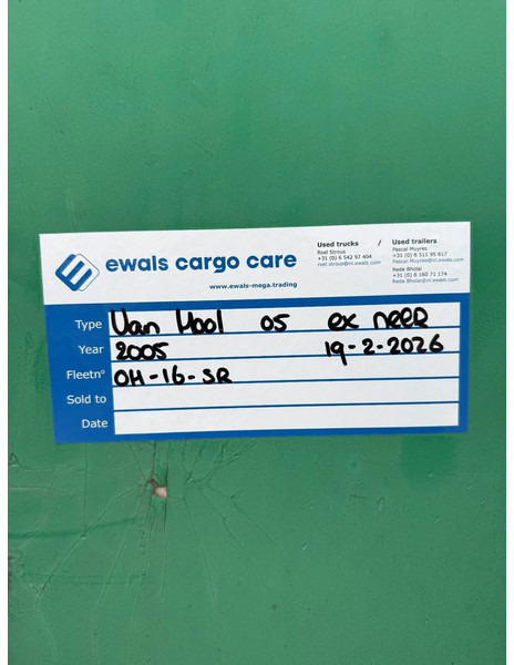 Van Hool 2005 Van Hool mega schuifzeiler met liftas & kooiaap aansluiting - Полуприцеп-фургон: фото 4 Van Hool 2005 Van Hool mega schuifzeiler met liftas & kooiaap aansluiting - Полуприцеп-фургон: фото 4