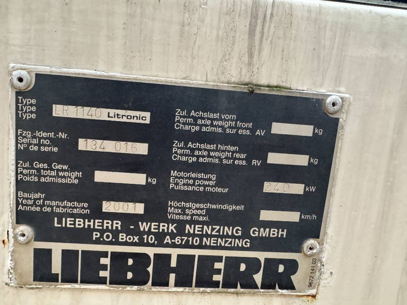 Гусеничный кран Liebherr LR1140: фото 20