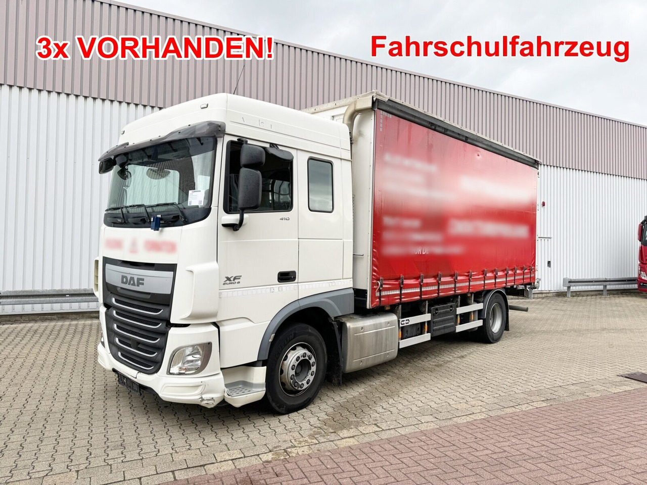 DAF XF 410 FA 4x2 XF 410 FA 4x2, Fahrschule, 2x AHK, 6 Sitze - Грузовик бортовой/ Платформа: фото 1 DAF XF 410 FA 4x2 XF 410 FA 4x2, Fahrschule, 2x AHK, 6 Sitze - Грузовик бортовой/ Платформа: фото 1