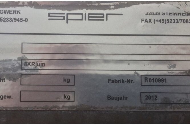 - Hubrahmen Spier Hubwechselrahmen - Рама/ Шасси для Автовозов: фото 2 - Hubrahmen Spier Hubwechselrahmen - Рама/ Шасси для Автовозов: фото 2