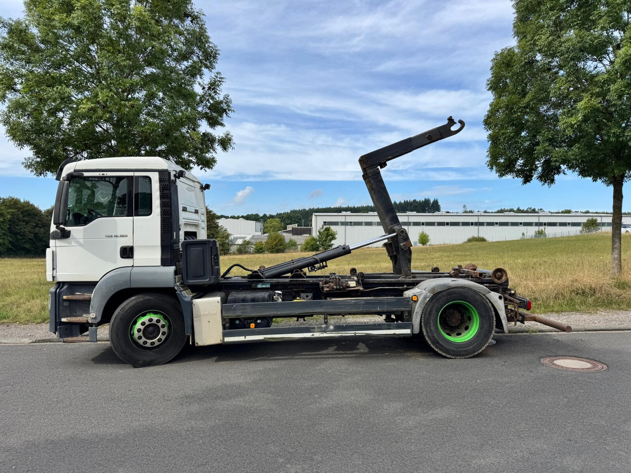 MAN TGS 18.360 4X2 BL TGS 18.360 4X2 BL, Hyva 10.45 S, Teleskopabrollanlage - Крюковой мультилифт: фото 1 MAN TGS 18.360 4X2 BL TGS 18.360 4X2 BL, Hyva 10.45 S, Teleskopabrollanlage - Крюковой мультилифт: фото 1
