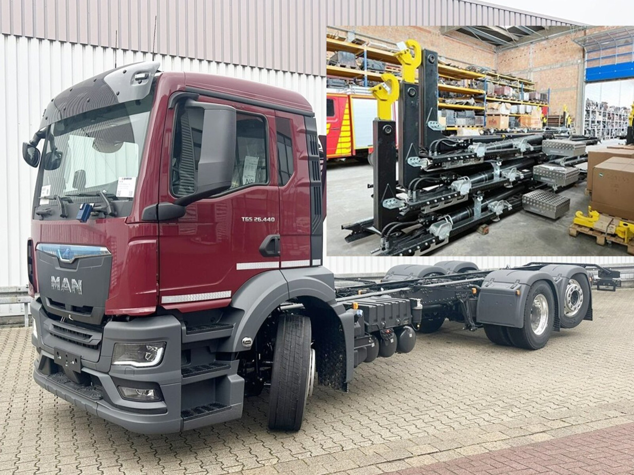 MAN TGS 26.440 6x2-4 LL CH TGS 26.440 6x2-4 LL CH, Lenk-/Liftachse, Navi, LED - Грузовик-шасси: фото 1 MAN TGS 26.440 6x2-4 LL CH TGS 26.440 6x2-4 LL CH, Lenk-/Liftachse, Navi, LED - Грузовик-шасси: фото 1