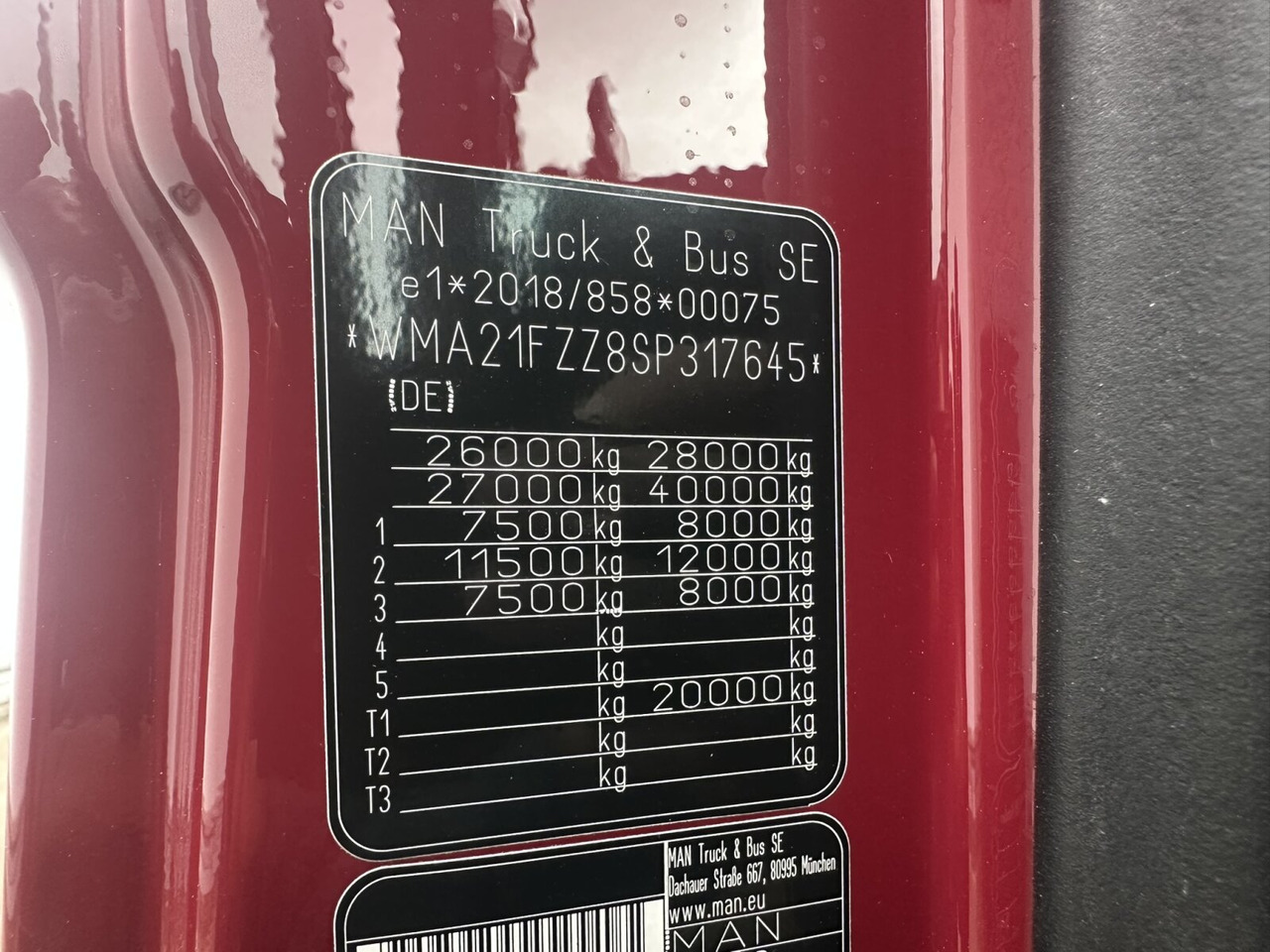 Новый Грузовик-шасси MAN TGS 26.440 6x2-4 LL CH TGS 26.440 6x2-4 LL CH, Lenk-/Liftachse, Navi, LED: фото 6