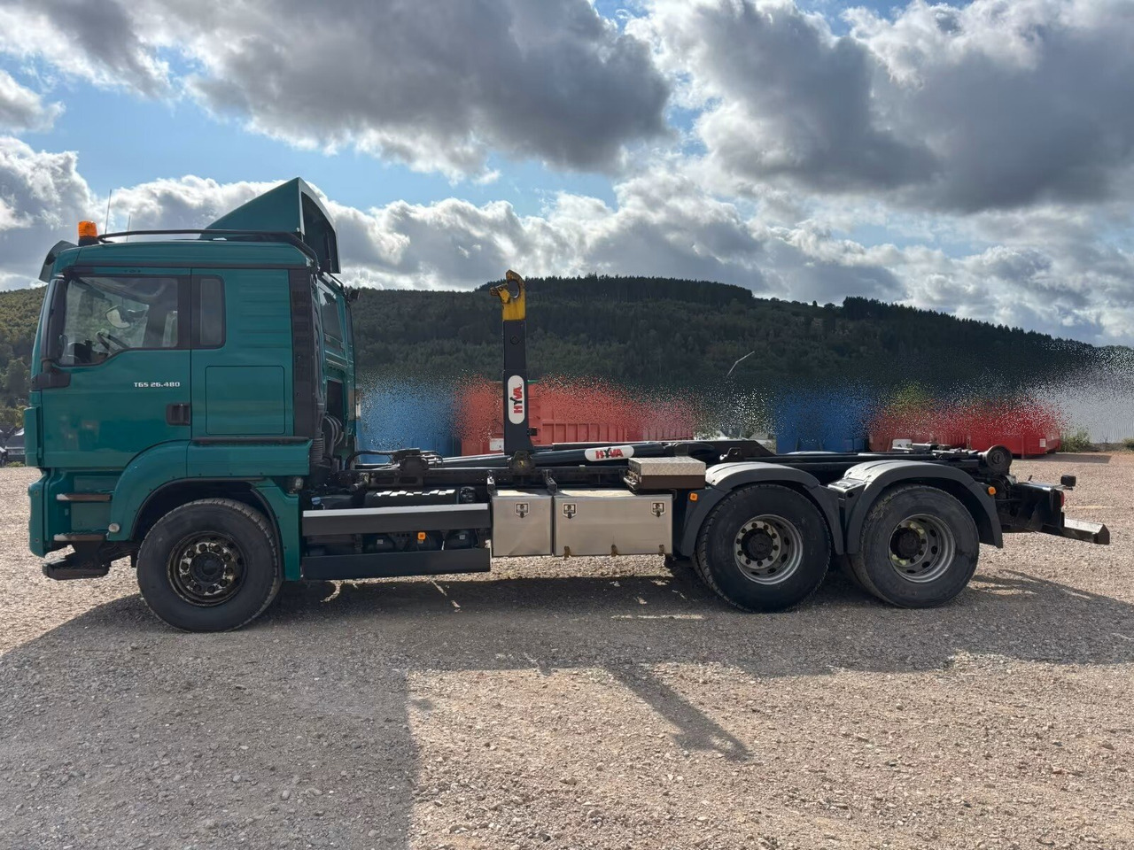 MAN TGS 26.480 6x4/45 BL TGS 26.480 6x4/45 BL, Klima, Intarder, Hyva 20.60 S bis 7 m Container, - Крюковой мультилифт: фото 1 MAN TGS 26.480 6x4/45 BL TGS 26.480 6x4/45 BL, Klima, Intarder, Hyva 20.60 S bis 7 m Container, - Крюковой мультилифт: фото 1