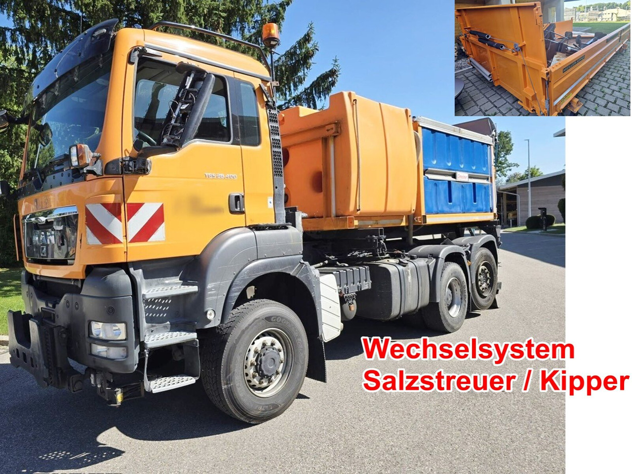 MAN TGS 28.400 6x4-4 BL TGS 28.400 6x4-4 BL, EEV, Lenk-/Liftachse, Wechselsystem Kipper/Salzsteuer - Самосвал: фото 1 MAN TGS 28.400 6x4-4 BL TGS 28.400 6x4-4 BL, EEV, Lenk-/Liftachse, Wechselsystem Kipper/Salzsteuer - Самосвал: фото 1