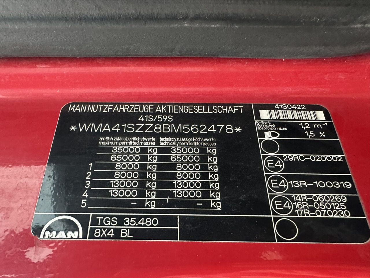 MAN TGS 35.480 8X4 BL TGS 35.400 8x4 BL, Schub-Knick bis 6,5m Container - Крюковой мультилифт: фото 5 MAN TGS 35.480 8X4 BL TGS 35.400 8x4 BL, Schub-Knick bis 6,5m Container - Крюковой мультилифт: фото 5