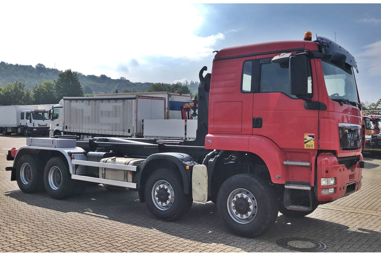 MAN TGS 41.480 8X8 BB TGS 41.480 8X8 BB, Bender Stahlmulde ca. 18m³, hydr. Heckklappe в лизинг MAN TGS 41.480 8X8 BB TGS 41.480 8X8 BB, Bender Stahlmulde ca. 18m³, hydr. Heckklappe: фото 8