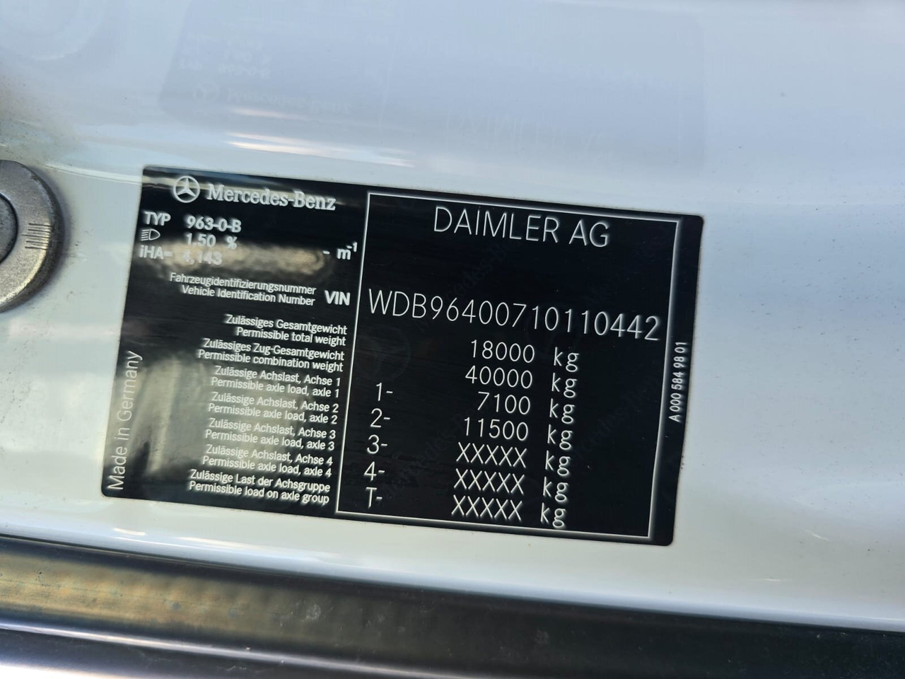 Mercedes-Benz Arocs 1827/30 A 4x4 Arocs 1827/30 A 4x4, mehrfach vorhanden! - Грузовик-шасси: фото 4 Mercedes-Benz Arocs 1827/30 A 4x4 Arocs 1827/30 A 4x4, mehrfach vorhanden! - Грузовик-шасси: фото 4
