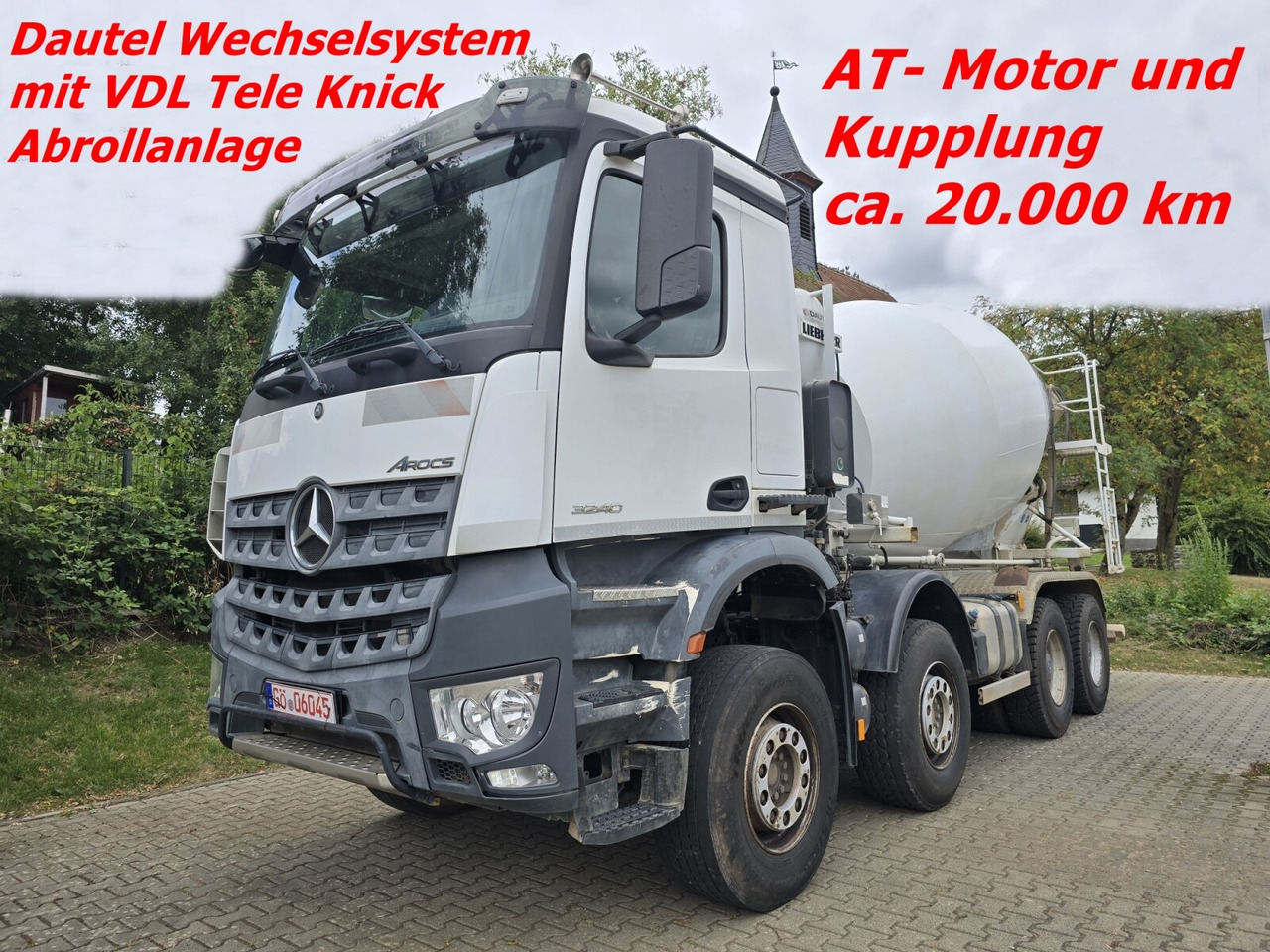 Mercedes-Benz Arocs 3240 8x4 Arocs 3240 8x4, 9 cbm Liebherr HTM 904 F - Автобетоносмеситель: фото 1 Mercedes-Benz Arocs 3240 8x4 Arocs 3240 8x4, 9 cbm Liebherr HTM 904 F - Автобетоносмеситель: фото 1