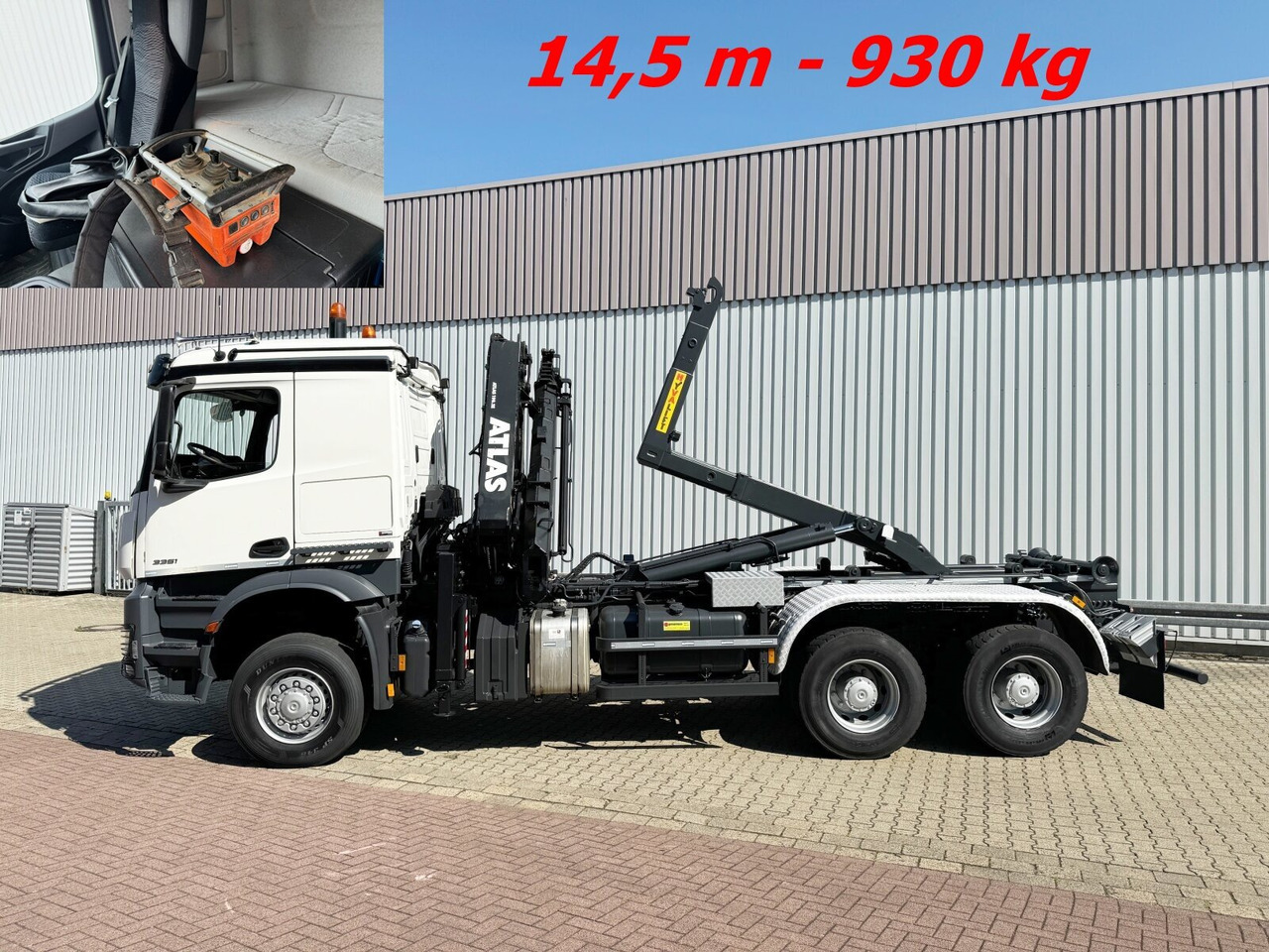 Mercedes-Benz Arocs 3351 AK 6x6 Arocs 3351 AK 6x6, Retarder, Navi, Grounder, Kran Atlas AK 190.2E, Funk - Крюковой мультилифт, Автоманипулятор: фото 1 Mercedes-Benz Arocs 3351 AK 6x6 Arocs 3351 AK 6x6, Retarder, Navi, Grounder, Kran Atlas AK 190.2E, Funk - Крюковой мультилифт, Автоманипулятор: фото 1