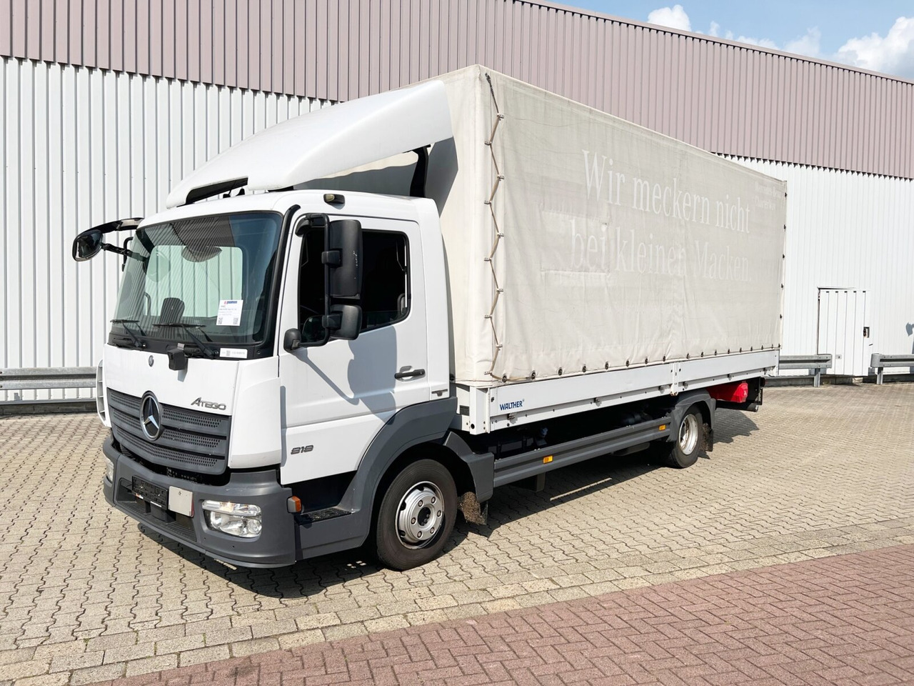 Mercedes-Benz Atego 818 L 4x2 Atego 818 L 4x2 mit Sörensen LBW - Тентованный грузовик: фото 1 Mercedes-Benz Atego 818 L 4x2 Atego 818 L 4x2 mit Sörensen LBW - Тентованный грузовик: фото 1