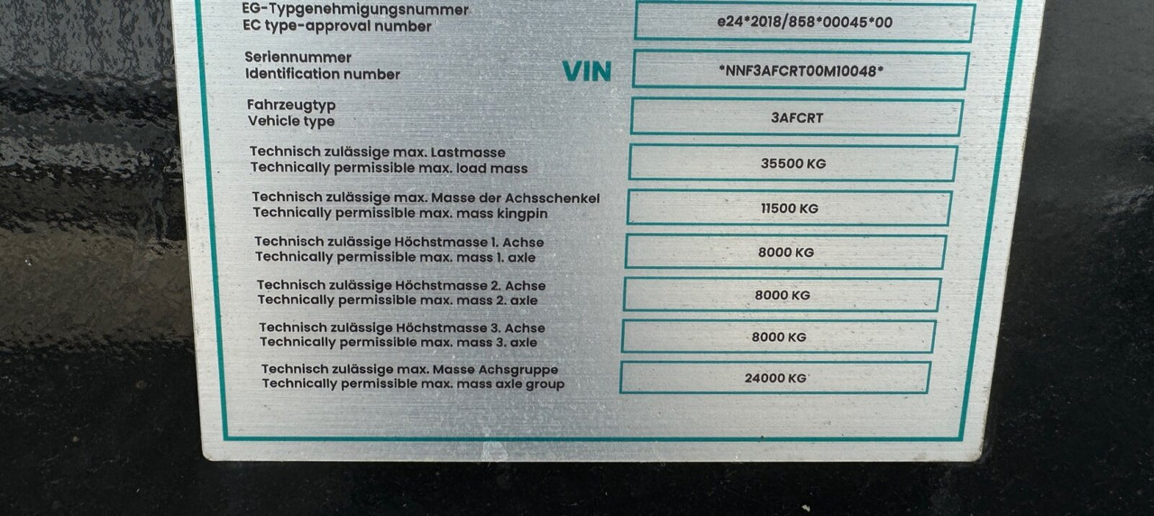 Euro ATM 27 Euro ATM 27, HARDOX Stahlmulde ca. 27m³, Liftachse - Полуприцеп: фото 4 Euro ATM 27 Euro ATM 27, HARDOX Stahlmulde ca. 27m³, Liftachse - Полуприцеп: фото 4