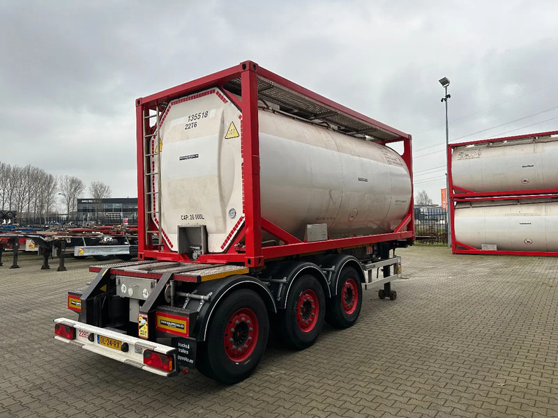 Burg 20FT ADR (EX/II, EX/III, FL, AT) Chassis + Tankcontainer 26.000L /3 baffels - Полуприцеп-цистерна: фото 4 Burg 20FT ADR (EX/II, EX/III, FL, AT) Chassis + Tankcontainer 26.000L /3 baffels - Полуприцеп-цистерна: фото 4