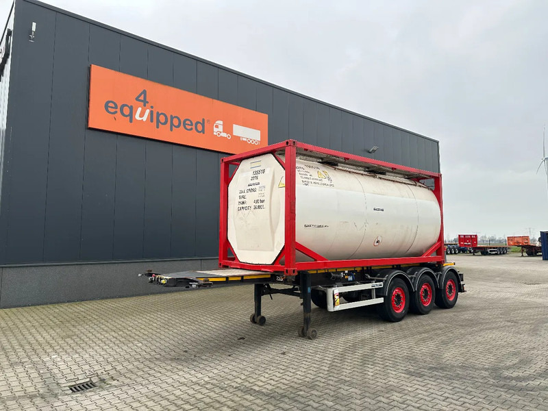Burg 20FT ADR (EX/II, EX/III, FL, AT) Chassis + Tankcontainer 26.000L /3 baffels - Полуприцеп-цистерна: фото 1 Burg 20FT ADR (EX/II, EX/III, FL, AT) Chassis + Tankcontainer 26.000L /3 baffels - Полуприцеп-цистерна: фото 1