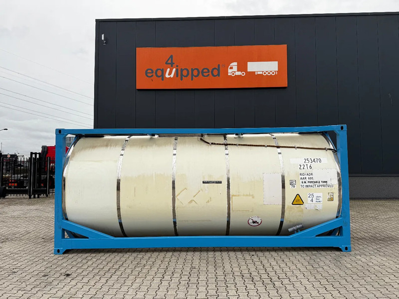 CIMC 20FT ISO / 25.010L / 1-COMP. / 22T6 / UN Portable / T11 / 5Y ADR- + CSC test: 02-2027 - Резервуар для хранения: фото 2 CIMC 20FT ISO / 25.010L / 1-COMP. / 22T6 / UN Portable / T11 / 5Y ADR- + CSC test: 02-2027 - Резервуар для хранения: фото 2