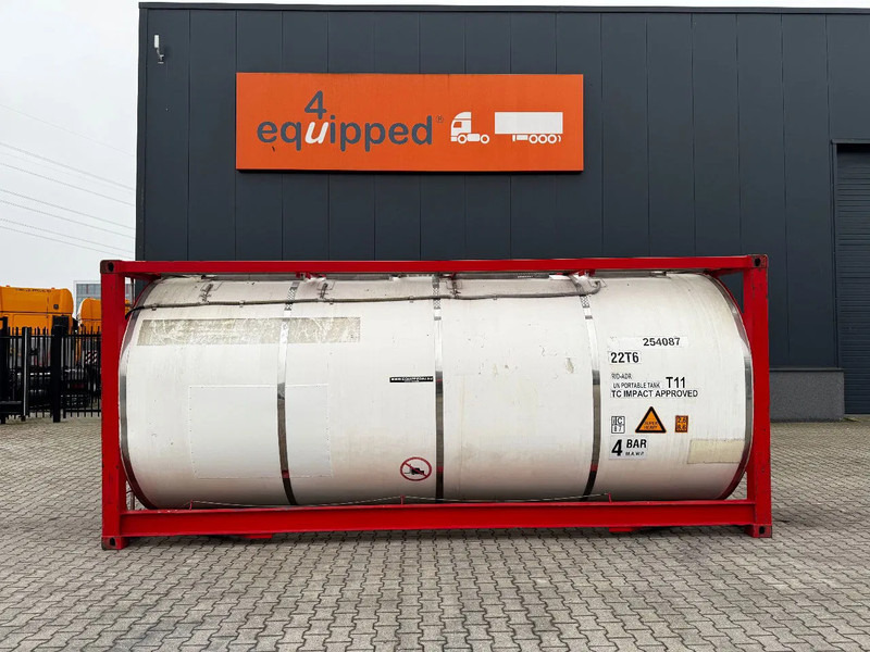 CIMC 20FT ISO, 25.080L/1-COMP/3 BAFFELS/4 manholes, ADR valid until 11/2026 - Резервуар для хранения: фото 2 CIMC 20FT ISO, 25.080L/1-COMP/3 BAFFELS/4 manholes, ADR valid until 11/2026 - Резервуар для хранения: фото 2
