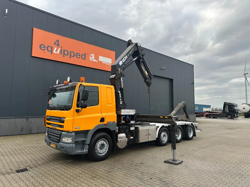 DAF CF 85.410 8x2 / HMF 3000 K6 crane (30T/m 6x extendable) + remote / HYVALIFT 26Tkg HOOK, / EURO-5 / NL-TRUCK - Крюковой мультилифт, Автоманипулятор: фото 2 DAF CF 85.410 8x2 / HMF 3000 K6 crane (30T/m 6x extendable) + remote / HYVALIFT 26Tkg HOOK, / EURO-5 / NL-TRUCK - Крюковой мультилифт, Автоманипулятор: фото 2