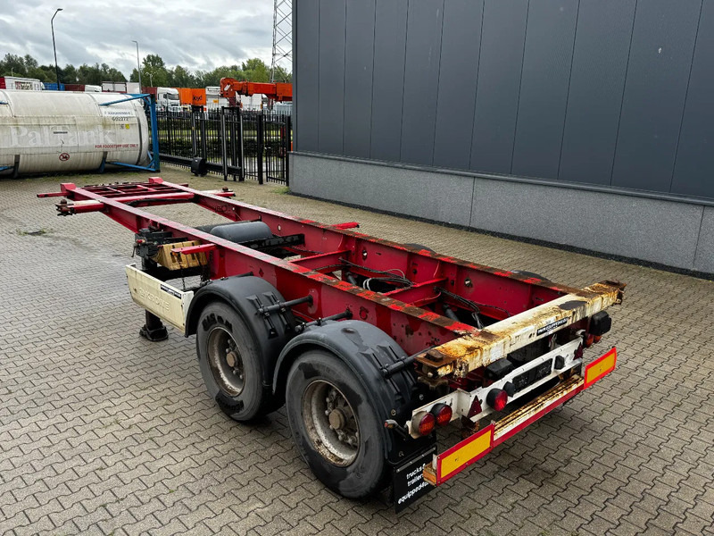 Krone 2-assig 20FT chassis, BPW + trommel, luchtvering, leeggewicht: 3.180kg - Полуприцеп-контейнеровоз/ Сменный кузов: фото 4 Krone 2-assig 20FT chassis, BPW + trommel, luchtvering, leeggewicht: 3.180kg - Полуприцеп-контейнеровоз/ Сменный кузов: фото 4