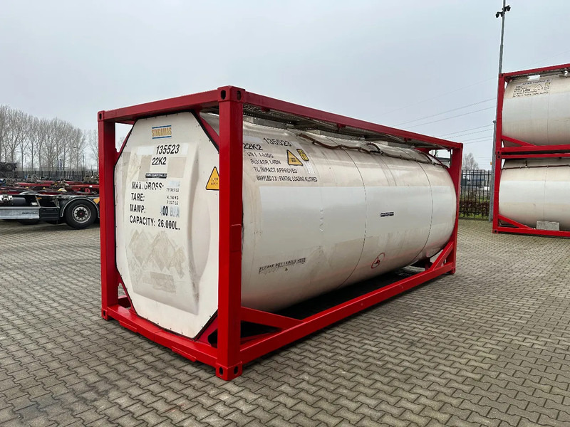 SINGAMAS 20FT ISO, 26.000L/1-COMP/3 BAFFELS/3 manholes, 5Y inspection: 06/2027 - Резервуар для хранения: фото 4 SINGAMAS 20FT ISO, 26.000L/1-COMP/3 BAFFELS/3 manholes, 5Y inspection: 06/2027 - Резервуар для хранения: фото 4