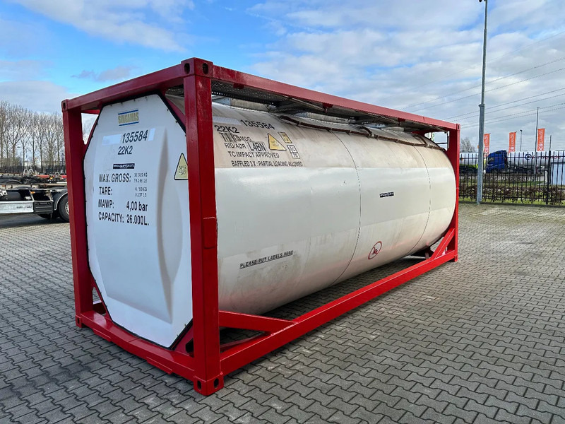 SINGAMAS 20FT ISO, 26.000L/1-COMP/3 BAFFELS/3 manholes, ADR inspectio valid till: 07/2025 - Резервуар для хранения: фото 4 SINGAMAS 20FT ISO, 26.000L/1-COMP/3 BAFFELS/3 manholes, ADR inspectio valid till: 07/2025 - Резервуар для хранения: фото 4