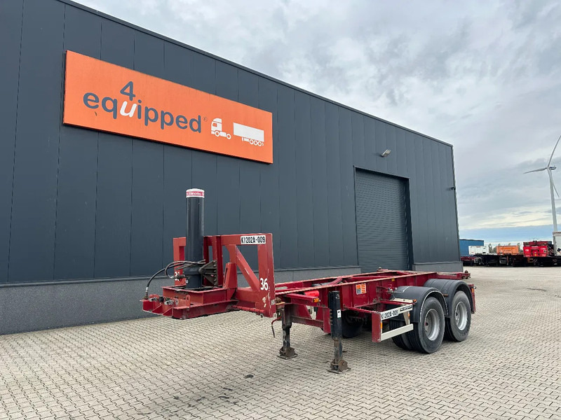 Van Hool 2 AXLE 20FT TIPPING-CHASSIS, TWIN-TIRES, BPW + DRUM, ALCOA - Полуприцеп-контейнеровоз/ Сменный кузов: фото 1 Van Hool 2 AXLE 20FT TIPPING-CHASSIS, TWIN-TIRES, BPW + DRUM, ALCOA - Полуприцеп-контейнеровоз/ Сменный кузов: фото 1