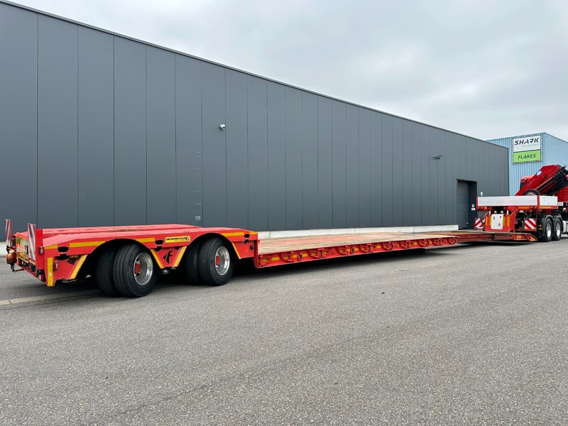 Низкорамный полуприцеп Faymonville 47.5T STBZ-2VA 8m (+5m50) LOWBED - TIEFBETT / REMOVABLE NECK - ABNEHMBARE SCHWANENHALS - HYDR STEERING AXLES / LENKACHSEN - SAF: фото 1