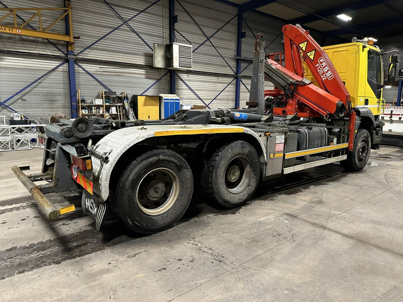 Крюковой мультилифт, Автоманипулятор Iveco TRAKKER 350 6x4 HOOKLIFT + CRANE FASSI F120.22 (5/6 F) - *342.000km* - STEEL SPRING / BIG AXLES - AS TRONIC AUTOMATIC GEARBOX: фото 8