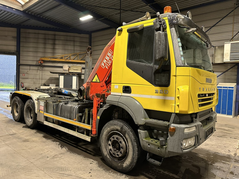 Крюковой мультилифт, Автоманипулятор Iveco TRAKKER 350 6x4 HOOKLIFT + CRANE FASSI F120.22 (5/6 F) - *342.000km* - STEEL SPRING / BIG AXLES - AS TRONIC AUTOMATIC GEARBOX: фото 7