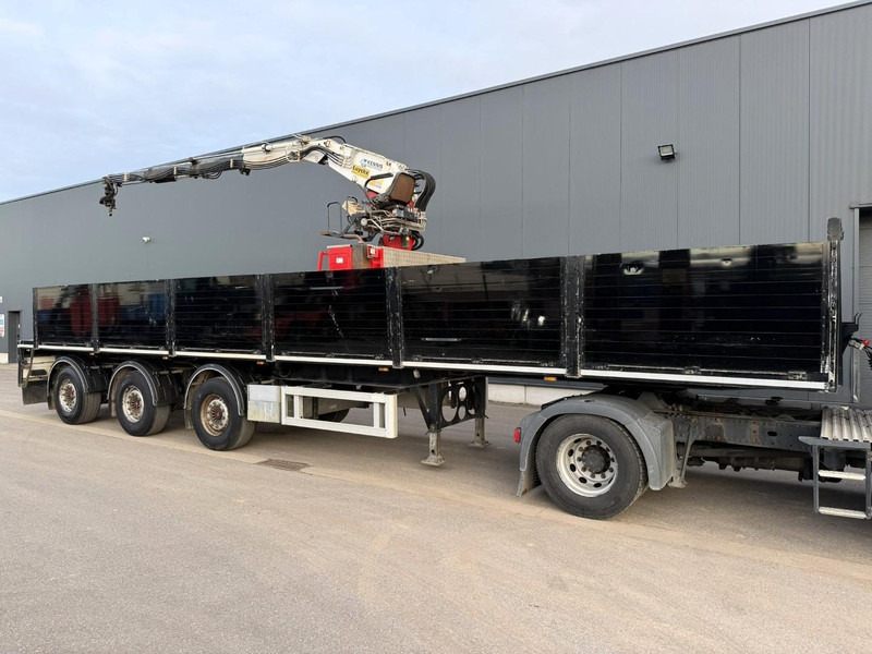 Kwb 45T STENENTRAILER / STEENOPLEGGER + KRAAN KENNIS K16R - 71-3 + STABS - 3x EXT + ROTATOR - SMARTBOARD - 2x STUURASSEN - SCHIJFREMMEN - SAF ASSEN - BELGISCHE PAPIEREN - Полуприцеп бортовой/ Платформа: фото 2 Kwb 45T STENENTRAILER / STEENOPLEGGER + KRAAN KENNIS K16R - 71-3 + STABS - 3x EXT + ROTATOR - SMARTBOARD - 2x STUURASSEN - SCHIJFREMMEN - SAF ASSEN - BELGISCHE PAPIEREN - Полуприцеп бортовой/ Платформа: фото 2