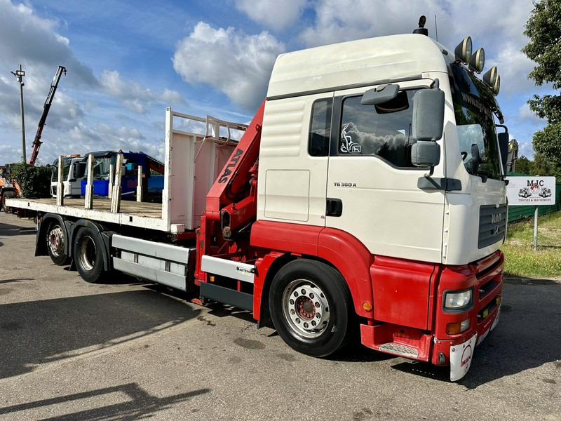 MAN TG 360 A 6x2 + CRANE ATLAS 100.1 A3 - PLATFORM 5m80 - E3 - LIFT-AXLE - FULL AIR SUSPENSION - ZF AS TRONIC - BE TRUCK - Автоманипулятор: фото 2 MAN TG 360 A 6x2 + CRANE ATLAS 100.1 A3 - PLATFORM 5m80 - E3 - LIFT-AXLE - FULL AIR SUSPENSION - ZF AS TRONIC - BE TRUCK - Автоманипулятор: фото 2