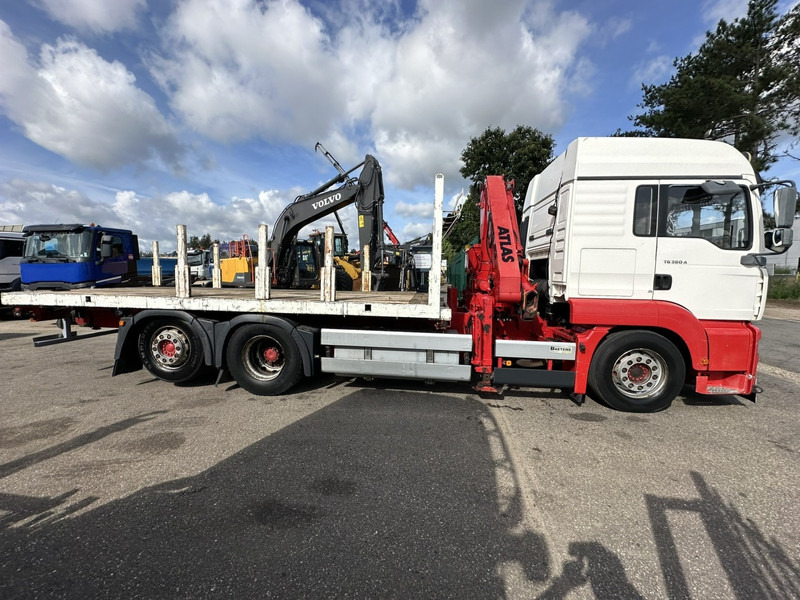 MAN TG 360 A 6x2 + CRANE ATLAS 100.1 A3 - PLATFORM 5m80 - E3 - LIFT-AXLE - FULL AIR SUSPENSION - ZF AS TRONIC - BE TRUCK - Автоманипулятор: фото 3 MAN TG 360 A 6x2 + CRANE ATLAS 100.1 A3 - PLATFORM 5m80 - E3 - LIFT-AXLE - FULL AIR SUSPENSION - ZF AS TRONIC - BE TRUCK - Автоманипулятор: фото 3