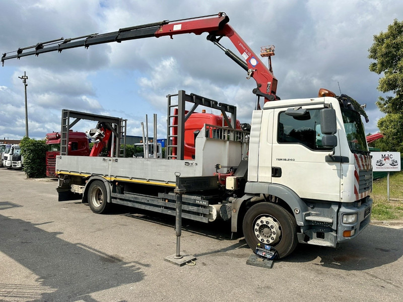 MAN TGM 18.240 4x2 + 2010 CRANE HMF 1420 K6 (17.5m! 6x) RADIO - PLATFORM 6m60 - MANUAL - EURO 3 - BE TRUCK - Автоманипулятор: фото 1 MAN TGM 18.240 4x2 + 2010 CRANE HMF 1420 K6 (17.5m! 6x) RADIO - PLATFORM 6m60 - MANUAL - EURO 3 - BE TRUCK - Автоманипулятор: фото 1