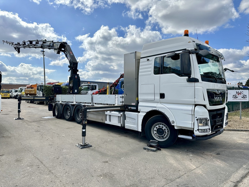 MAN TGX 35.420 8x4-4 TRIDEM + CRANE (26m!) HIAB X-HIPRO 408 E-5 + JIB 100X-5 - PLATFORM 6m40 - *306.245km* - BE TRUCK - Автоманипулятор: фото 1 MAN TGX 35.420 8x4-4 TRIDEM + CRANE (26m!) HIAB X-HIPRO 408 E-5 + JIB 100X-5 - PLATFORM 6m40 - *306.245km* - BE TRUCK - Автоманипулятор: фото 1