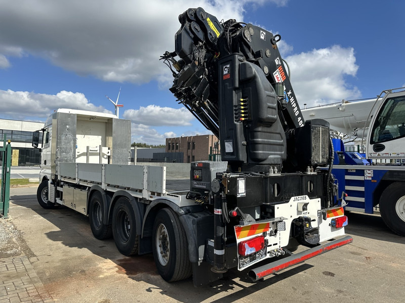 Грузовик бортовой/ Платформа, Автоманипулятор MAN TGX 35.420 8x4-4 TRIDEM PRTISCHE 6m40 + KRAN (26m!) HIAB X-HIPRO 408 E-5 + JIB 100X-5  - *306.245km* - BE TRUCK: фото 8