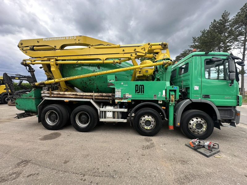 Автобетононасос Mercedes-Benz ACTROS 3241 8x4 PUMI PM M 21-3 (21m) Putzmeister - *238.000km* / 1586H - EPS - BLADVERING / NAAFREDUCTIE: фото 8 Автобетононасос Mercedes-Benz ACTROS 3241 8x4 PUMI PM M 21-3 (21m) Putzmeister - *238.000km* / 1586H - EPS - BLADVERING / NAAFREDUCTIE: фото 8