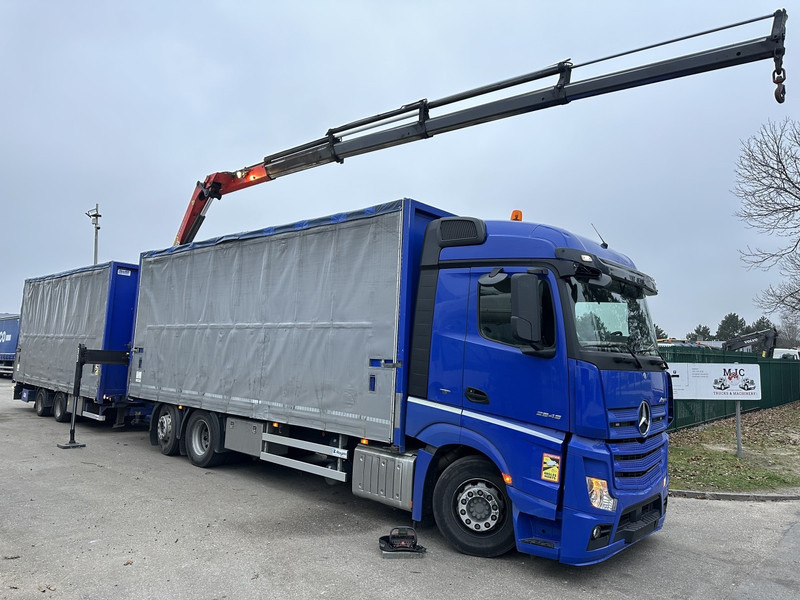 Mercedes-Benz Actros 2645 6x2 105m³ JUMBO + RETARDER + CRANE PALFINGER PK 19.001 SLD (4x) + RADIO - *FULL AIR* - FRIGO - EURO 6 - SAF AXLES - BELGIAN TRUCK - Автоманипулятор: фото 1 Mercedes-Benz Actros 2645 6x2 105m³ JUMBO + RETARDER + CRANE PALFINGER PK 19.001 SLD (4x) + RADIO - *FULL AIR* - FRIGO - EURO 6 - SAF AXLES - BELGIAN TRUCK - Автоманипулятор: фото 1