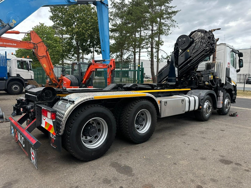 Renault C460 8x4 HOOKLIFT + (19m!) CRANE HIAB 288 E-6 HIDUO - RADIO - 5/6 F - STEEL SPRING / HUB REDUCTION - BE TRUCK - Крюковой мультилифт, Автоманипулятор: фото 5 Renault C460 8x4 HOOKLIFT + (19m!) CRANE HIAB 288 E-6 HIDUO - RADIO - 5/6 F - STEEL SPRING / HUB REDUCTION - BE TRUCK - Крюковой мультилифт, Автоманипулятор: фото 5