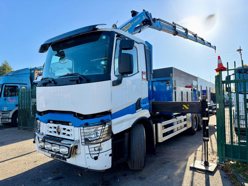 Renault C480 8x4 Pritsche + Kran (20m!) PALFINGER PK33002-EH E (6x) - PLATFORM 8m25 - LIFT/STEERING - GOOD TIRES - BE TRUCK - Грузовик бортовой/ Платформа, Автоманипулятор: фото 4 Renault C480 8x4 Pritsche + Kran (20m!) PALFINGER PK33002-EH E (6x) - PLATFORM 8m25 - LIFT/STEERING - GOOD TIRES - BE TRUCK - Грузовик бортовой/ Платформа, Автоманипулятор: фото 4