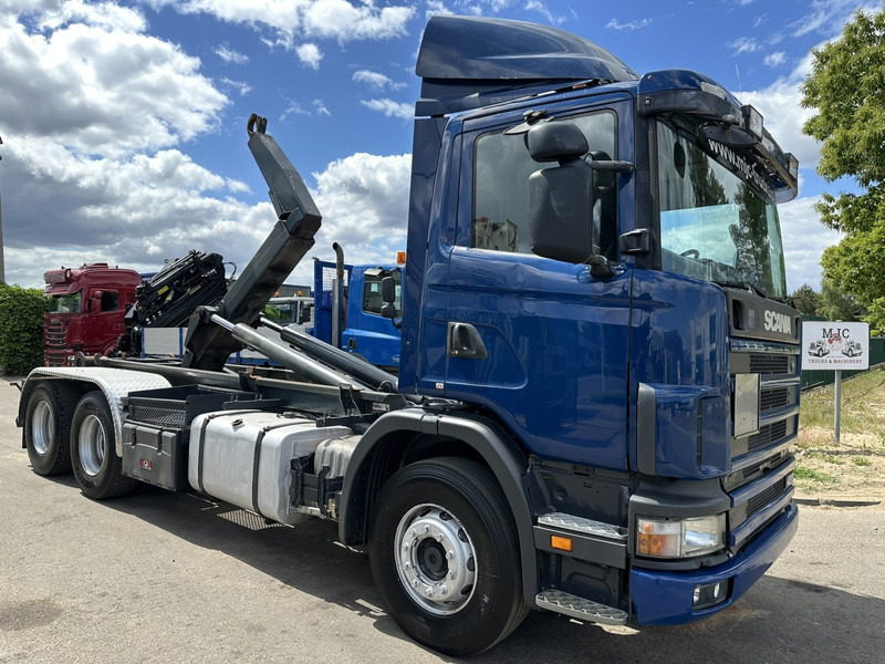 Scania 124L-420 6x2 HOOKLIFT VDL 20T - STEEL SPRING / BALLESTAS / BLATT - MANUAL - MECHANICAL PUMP - 10 TIRES DOUBLE WHEELS - Крюковой мультилифт: фото 1 Scania 124L-420 6x2 HOOKLIFT VDL 20T - STEEL SPRING / BALLESTAS / BLATT - MANUAL - MECHANICAL PUMP - 10 TIRES DOUBLE WHEELS - Крюковой мультилифт: фото 1