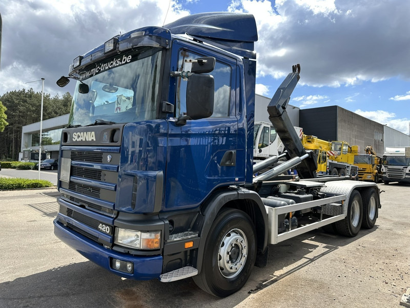 Scania 124L-420 6x2 HOOKLIFT VDL 20T - STEEL SPRING / BALLESTAS / BLATT - MANUAL - MECHANICAL PUMP - 10 TIRES DOUBLE WHEELS - Крюковой мультилифт: фото 3 Scania 124L-420 6x2 HOOKLIFT VDL 20T - STEEL SPRING / BALLESTAS / BLATT - MANUAL - MECHANICAL PUMP - 10 TIRES DOUBLE WHEELS - Крюковой мультилифт: фото 3