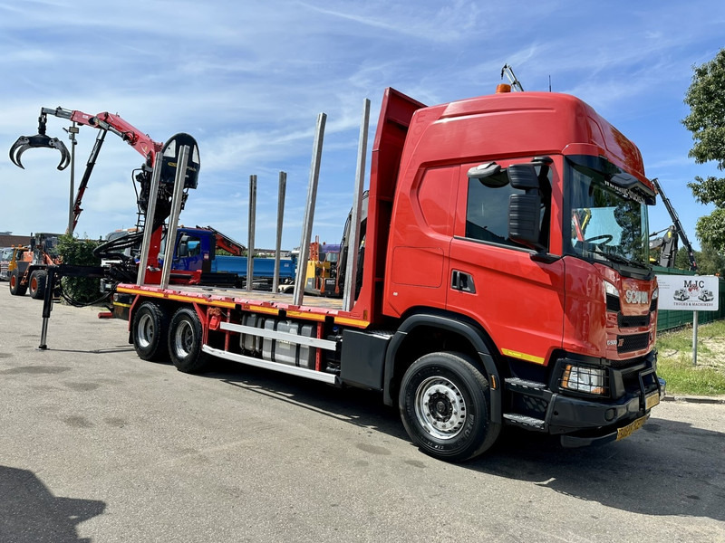 Scania G500 XT 6x4 WOOD / TIMBER / HOLZ CRANE PALFINGER EPSILON Q150Z + RETARDER - FULL AIR SUSP. - BE TRUCK - Лесовоз, Автоманипулятор: фото 1 Scania G500 XT 6x4 WOOD / TIMBER / HOLZ CRANE PALFINGER EPSILON Q150Z + RETARDER - FULL AIR SUSP. - BE TRUCK - Лесовоз, Автоманипулятор: фото 1