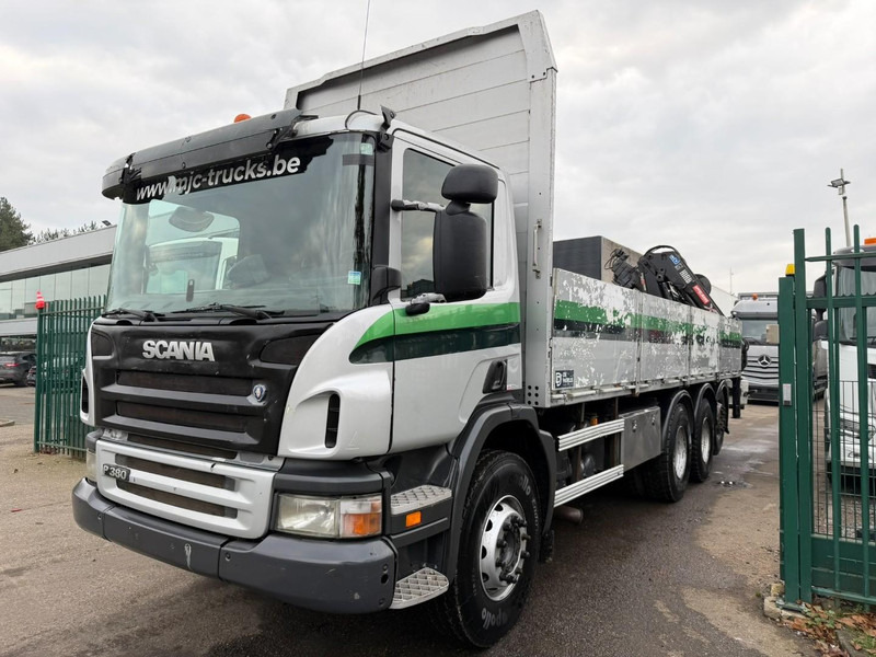 Scania P380 8x4 TRIDEM + CRANE HIAB 166 ES-5 HIPRO - ROTATOR + RADIO - 7m60 PLATFORM - MANUAL - LIFT + STEERING AXLE - Автоманипулятор: фото 4 Scania P380 8x4 TRIDEM + CRANE HIAB 166 ES-5 HIPRO - ROTATOR + RADIO - 7m60 PLATFORM - MANUAL - LIFT + STEERING AXLE - Автоманипулятор: фото 4