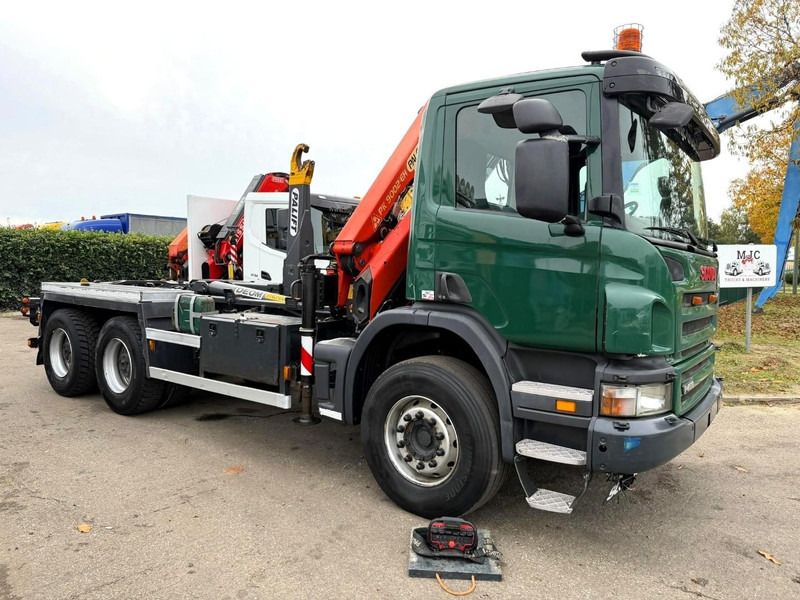 Scania P400 6x4 HOOKLIFT + CRANE PALFINGER PK9001 EH - RETARDER - 5/6F + ROTATOR + RADIO - WB 3m90 - EURO 5 - HUB REDUCTION / SPRING - BE TRUCK - Крюковой мультилифт, Автоманипулятор: фото 2 Scania P400 6x4 HOOKLIFT + CRANE PALFINGER PK9001 EH - RETARDER - 5/6F + ROTATOR + RADIO - WB 3m90 - EURO 5 - HUB REDUCTION / SPRING - BE TRUCK - Крюковой мультилифт, Автоманипулятор: фото 2