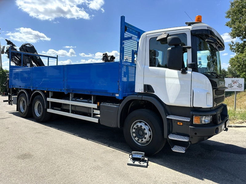 Scania P410 6x4 PRITSCHE + KRAN HIAB 166 ES-4 - RETARDER - ROTATOR - PLATFORM 6m80 - BIG AXLES HUB REDUCTION - STEEL SPRING - Грузовик бортовой/ Платформа, Автоманипулятор: фото 1 Scania P410 6x4 PRITSCHE + KRAN HIAB 166 ES-4 - RETARDER - ROTATOR - PLATFORM 6m80 - BIG AXLES HUB REDUCTION - STEEL SPRING - Грузовик бортовой/ Платформа, Автоманипулятор: фото 1