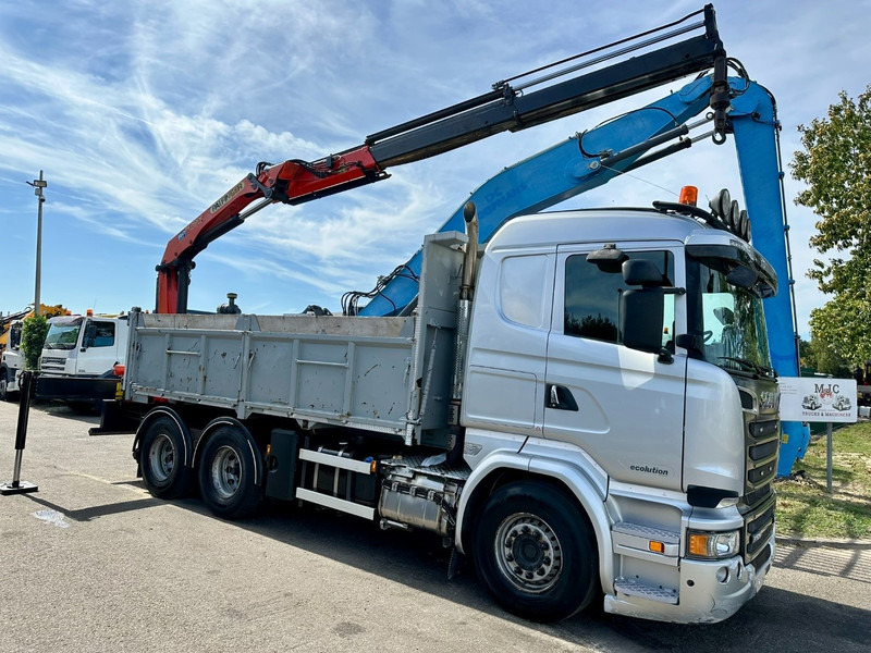 Scania R520 6x4 PRITSCHE + KRAN PALFINGER PK 15002 A - *ZSM + KIPPER* - RETARDER - *FULL AIR* - EUR 6 - BE TRUCK - Грузовик бортовой/ Платформа, Автоманипулятор: фото 1 Scania R520 6x4 PRITSCHE + KRAN PALFINGER PK 15002 A - *ZSM + KIPPER* - RETARDER - *FULL AIR* - EUR 6 - BE TRUCK - Грузовик бортовой/ Платформа, Автоманипулятор: фото 1