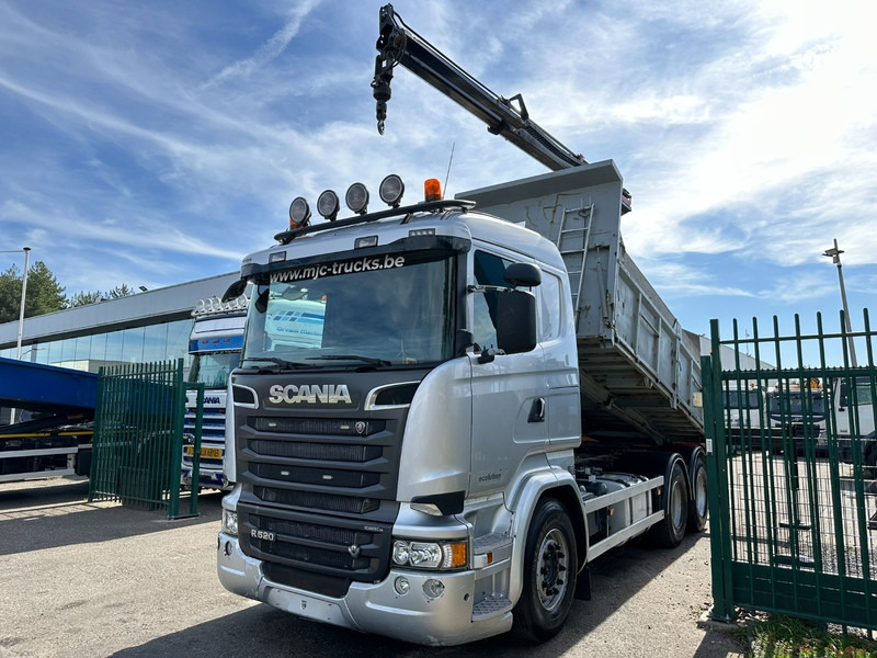 Scania R520 6x4 TIPPER + CRANE PALFINGER PK 15002 A - TRACTOR UNIT - RETARDER - *FULL AIR* - EUR 6 - BE TRUCK - Самосвал, Автоманипулятор: фото 5 Scania R520 6x4 TIPPER + CRANE PALFINGER PK 15002 A - TRACTOR UNIT - RETARDER - *FULL AIR* - EUR 6 - BE TRUCK - Самосвал, Автоманипулятор: фото 5