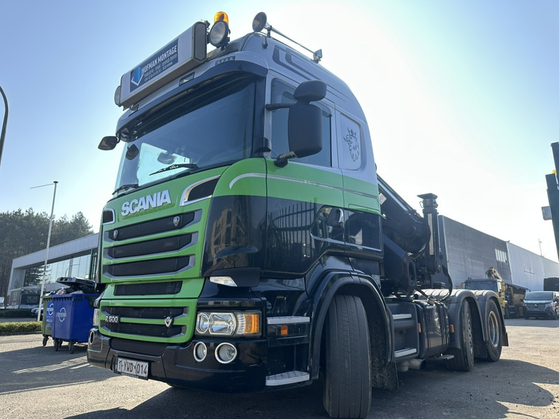 Scania R500 V8 6x2 TRACTOR + CRANE MKG HLK 231 HP (23tm) - 4x HYDR - RADIO - RETARDER - MANUAL - LIFT + STEERING AXLE - Тягач: фото 4 Scania R500 V8 6x2 TRACTOR + CRANE MKG HLK 231 HP (23tm) - 4x HYDR - RADIO - RETARDER - MANUAL - LIFT + STEERING AXLE - Тягач: фото 4