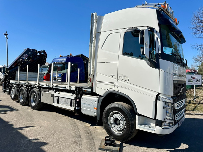 Volvo FH 420 8x4 TRIDEM + KRAAN HIAB 408 E-8 HIPRO + WINCH - 63.000km ONLY - CREWCAB 4 SEATER - PLATFORM 7m - TOP CONDITION - Грузовик бортовой/ Платформа, Автоманипулятор: фото 1 Volvo FH 420 8x4 TRIDEM + KRAAN HIAB 408 E-8 HIPRO + WINCH - 63.000km ONLY - CREWCAB 4 SEATER - PLATFORM 7m - TOP CONDITION - Грузовик бортовой/ Платформа, Автоманипулятор: фото 1
