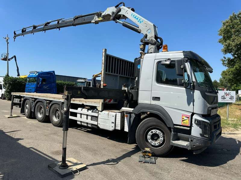 Volvo FMX 330 8x4 TRIDEM PRITSCHE + KRAN EFFER 265 / 6S - PLATFORM 7m50 - EURO 6 - RADIO - *473.000km* - TÜV 05/2026 - BE TRUCK - Автоманипулятор: фото 2 Volvo FMX 330 8x4 TRIDEM PRITSCHE + KRAN EFFER 265 / 6S - PLATFORM 7m50 - EURO 6 - RADIO - *473.000km* - TÜV 05/2026 - BE TRUCK - Автоманипулятор: фото 2