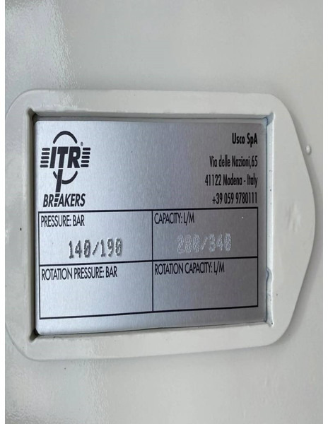 ITR UNH177 - Гидромолот для Строительной техники: фото 4 ITR UNH177 - Гидромолот для Строительной техники: фото 4